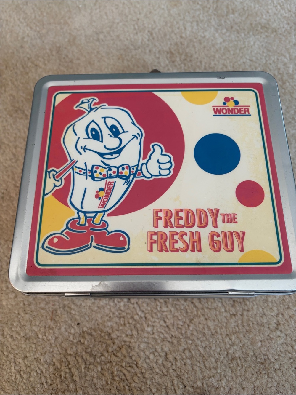 Freddy The Fresh Guy Collector Tin - Silver/Red